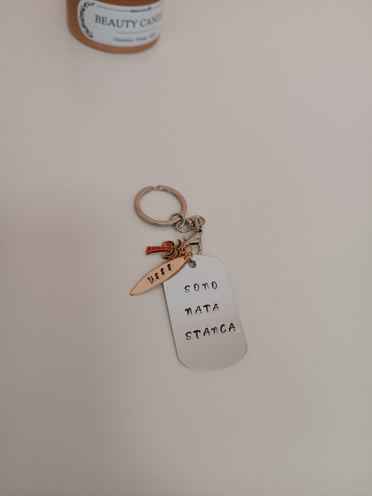Portachiavi PERSONALIZZABILE CON SCRITTA A PIACERE